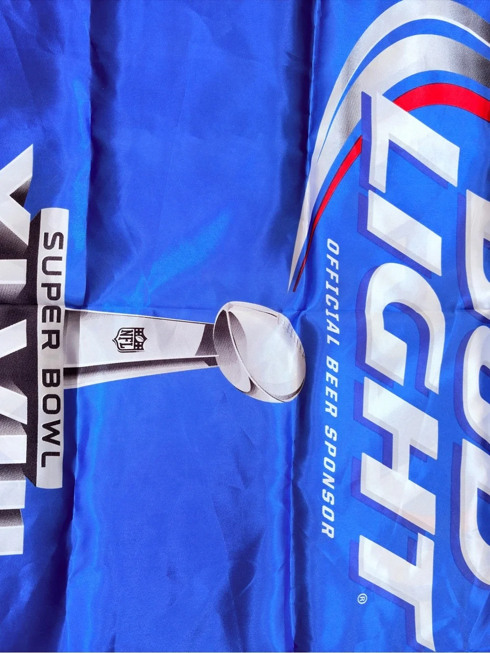 Bud Light Super Bowl XLVIII Flag -Seahawks Win! 36x60